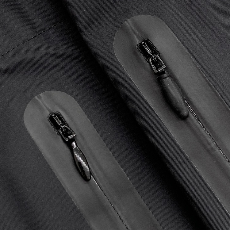 Mame Kurogouchi マメクロゴウチ Water Repellent Nylon Hooded Coat 撥水ナイロンフードコート ブラック 1 MM21PF-CO701
