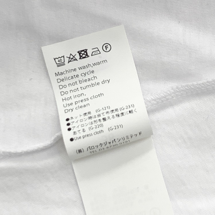 未使用品 ENFOLD エンフォルド GATHER MOTIF LONG-SLEEVES T-SHIRT ギャザーモチーフロンT ホワイト 38 300IS280-2711