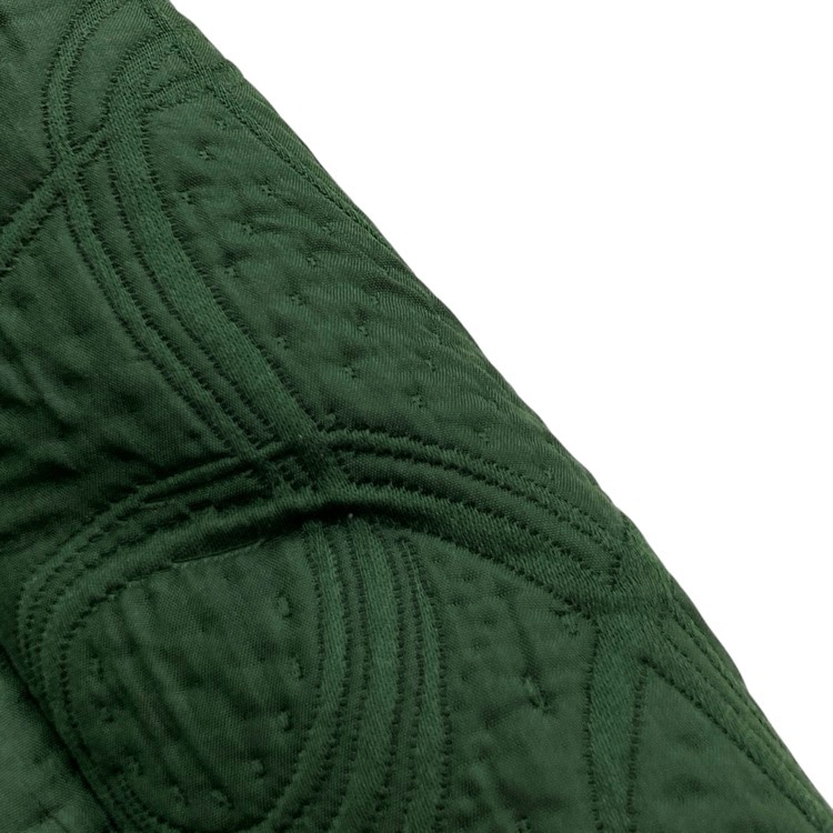Mame Kurogouchi マメクロゴウチ Jomon Arabesque Triple Layer Jacquard Jacket 縄文ジャガードジャケット グリーン 1 MM22FW-CO008
