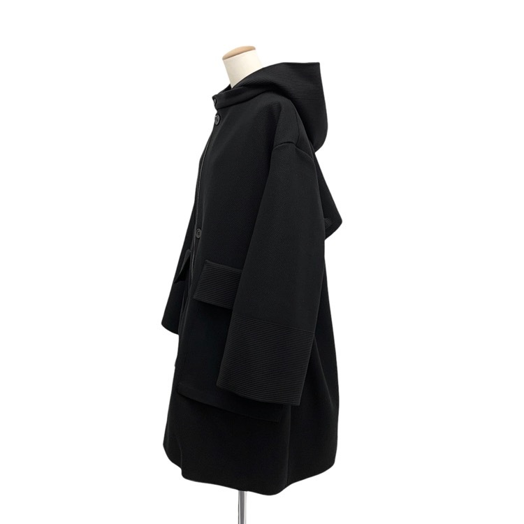 CFCL シーエフシーエル MESH HOODIE COAT フーディコート ブラック 1 CF008KA025