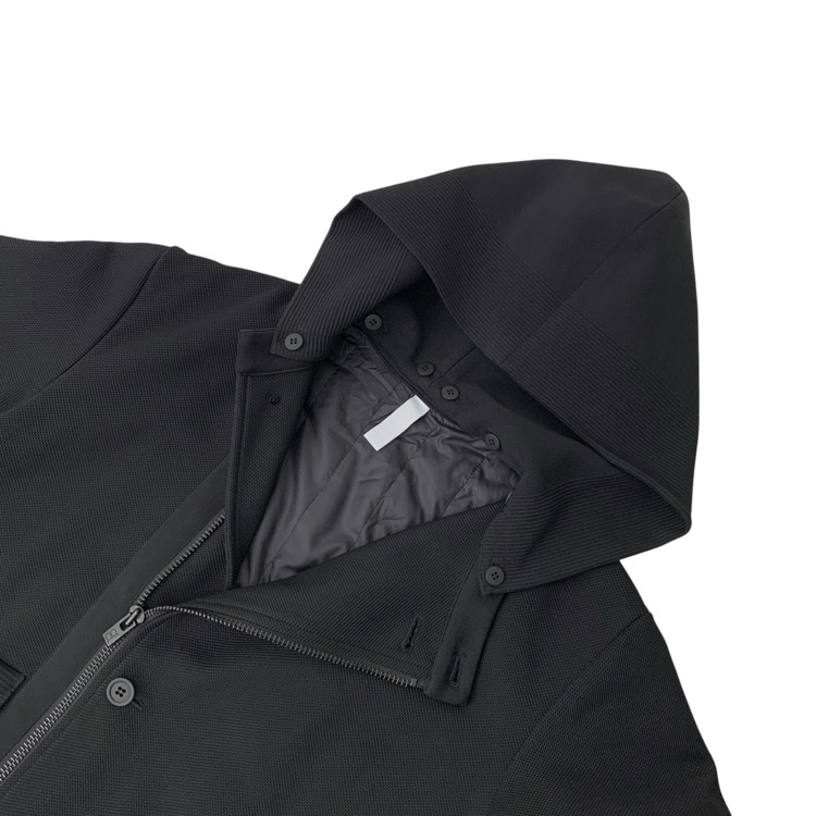 CFCL シーエフシーエル MESH HOODIE COAT フーディコート ブラック 1 CF008KA025