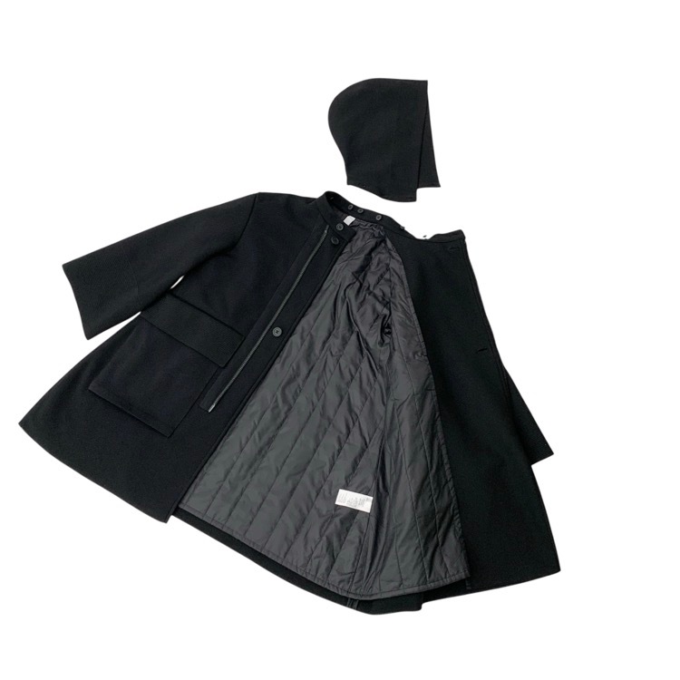 CFCL シーエフシーエル MESH HOODIE COAT フーディコート ブラック 1 CF008KA025