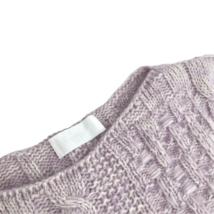 Mame Kurogouchi マメクロゴウチ Multi-Pattern Cable Knitted Sweater Mame Kurogouchi マメクロゴウチ Multi-Pattern Cable Knitted Sweater