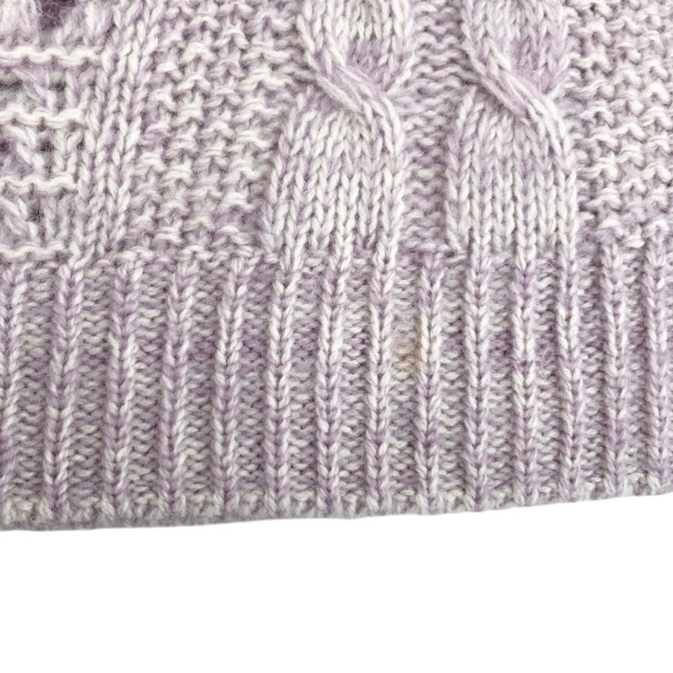 Mame Kurogouchi マメクロゴウチ Multi-Pattern Cable Knitted Sweater