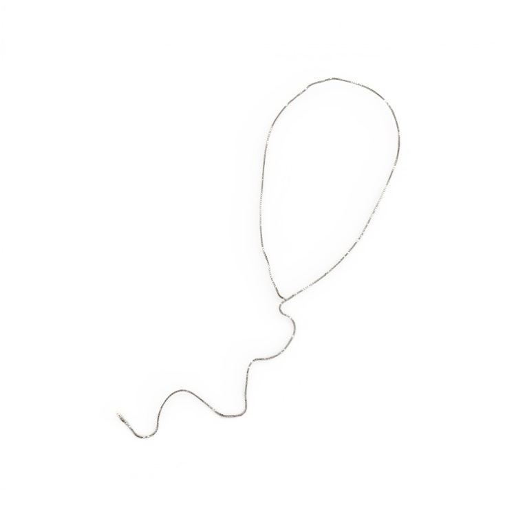 SASKIA DIEZ サスキアディッツ FINE FRINGE NECKLACE 2WAYベネチアンチェーンネックレス シルバー F