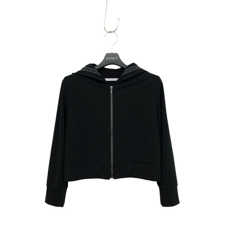FOXEY NEWYORK フォクシー パーカ プロヴァンス ブラックブラック 38 43003-NSJOO