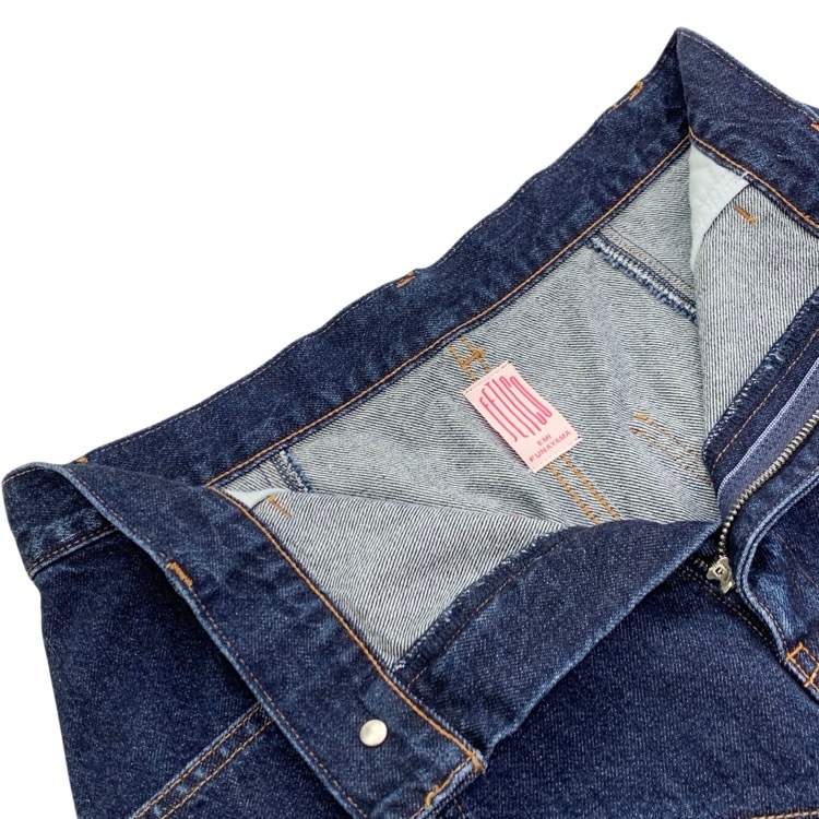 2024AW FETICO フェティコ DENIM SLIT MAXI SKIRT 十字スリットデニム スカート インディゴ 2 FTC244-0501