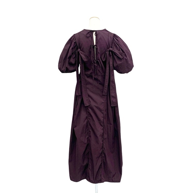 CECILIE BAHNSEN セシリーバンセン FINNEGAN DRESS フィネガン パフスリーブワンピース パープル 8 2.22RTW10011
