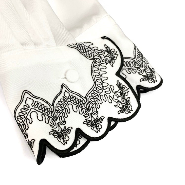 HARUNOBUMURATA×FETICO THE TOKYO別注 LACE EMBROIDERY GWEN ハルノブムラタ フェティコ 刺繍ブラウス