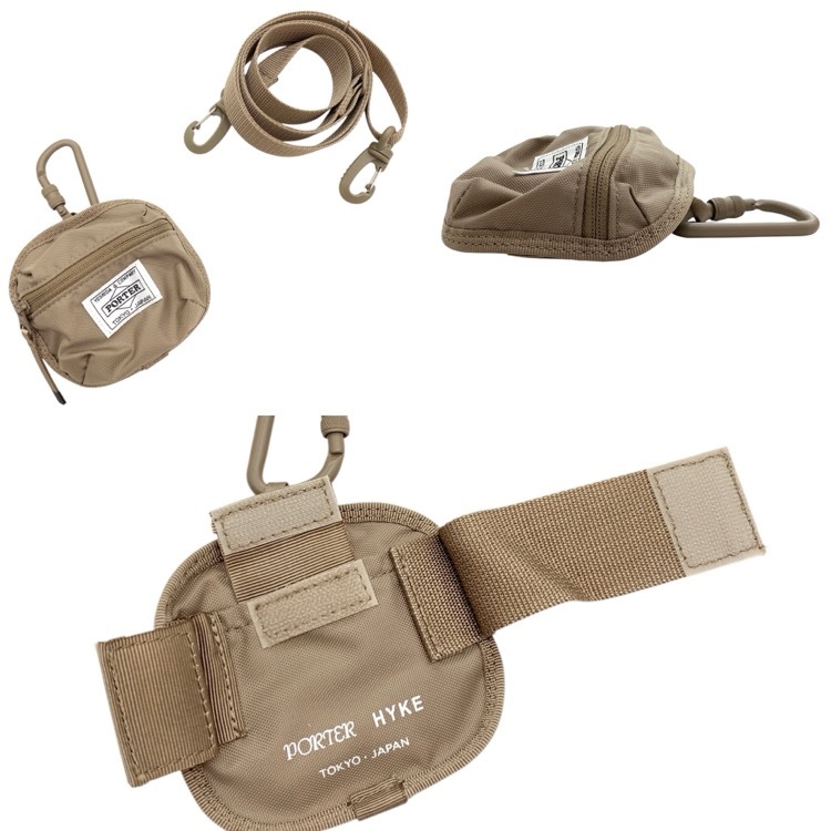 HYKE×PORTER ハイク BONSAC MINI & COIN CASE ポーターコラボ ミニショルダー バッグ 381-19542