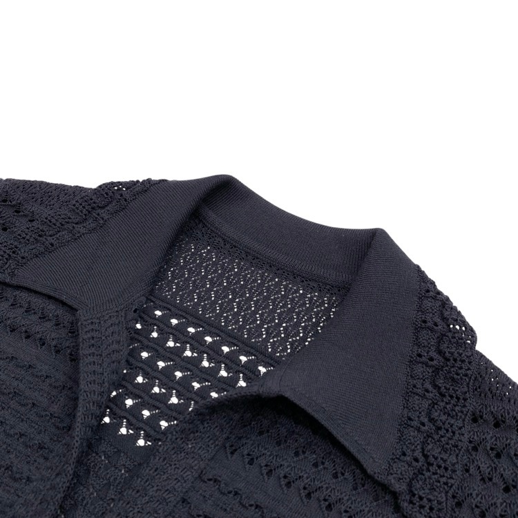 Mame Kurogouchi マメクロゴウチ Lace Knitted Top 透かしレースニット