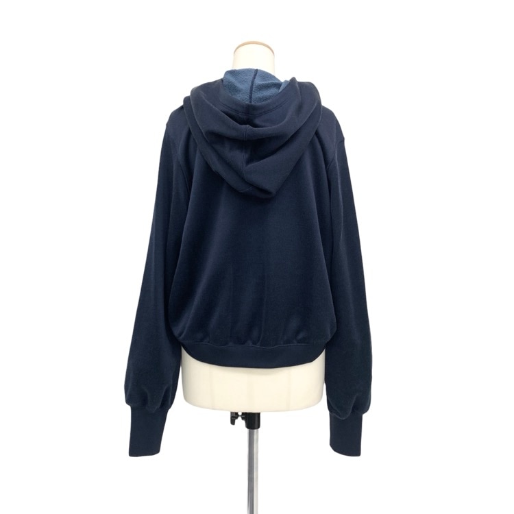 未使用品 2025SS Mame Kurogouchi マメクロゴウチ Cropped Relaxed Sweat Hoodie クロップドリラックススウェットフーディートップス MM25SS-JS033