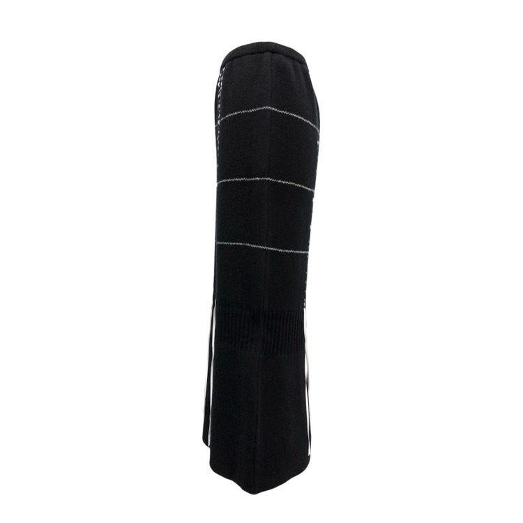 YUKI SHIMANE ユキシマネ Hand stitched Slit Knit skirt ファインメリノウールハンドステッチスリットニットスカート YS23AW-KSK