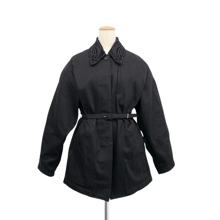 Mame Kurogouchi マメクロゴウチ Cord Embroidery Detail Denim Jacket