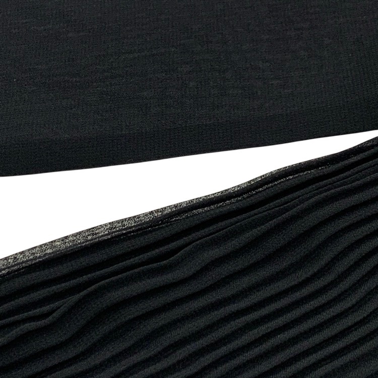 未使用品 2026SS HYKE ハイク PLEATED SLIP DRESS プリーツスリップレイヤードキャミワンピース ブラック 2 261-16255