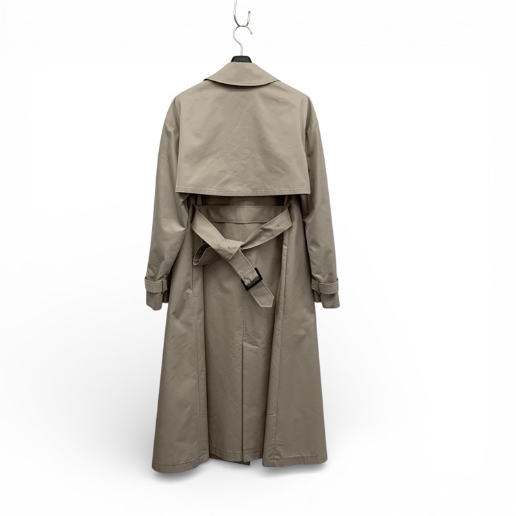 FOXEY フォクシー シリーン ロングトレンチコート パウダーベージュ 38 44156-SCOE