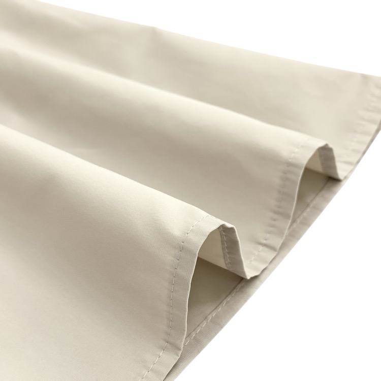 DEPAREILLE デパリエ タフタ タック スカート ベージュ 38 B1141AFS123A