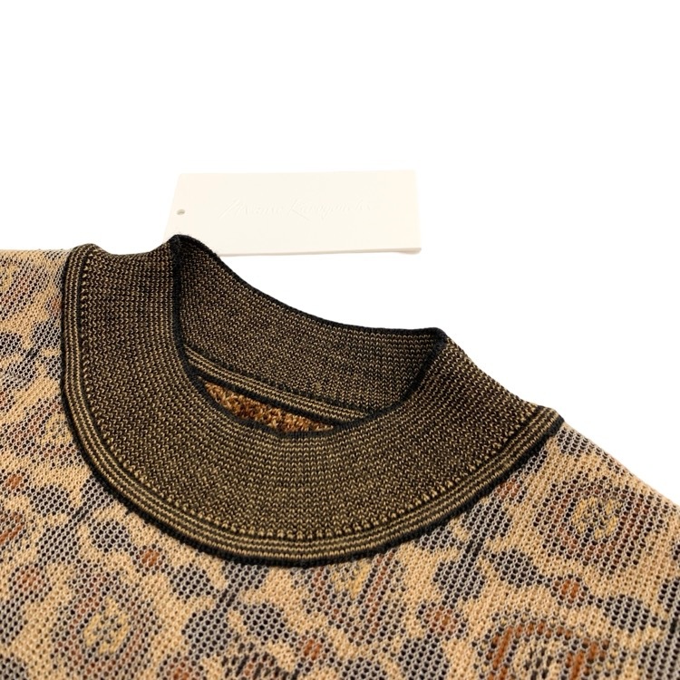 Mame Kurogouchi マメクロゴウチ Paisley Jacquard Knitted Vest ペイズリージャガードニットベスト ブラウン 2 MM21PF-KN724