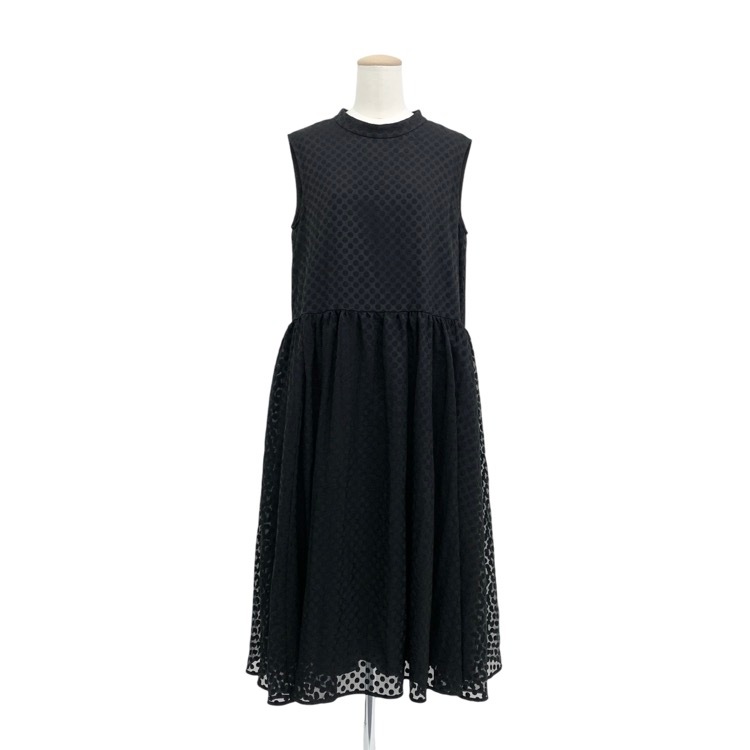 FOXEY NEWYORK フォクシー ドレス コチネレ モックネック ブラック 40 44854-NAOOE