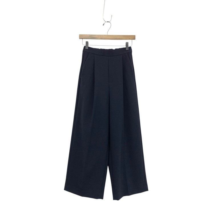 ENFOLD エンフォルド タック イージートラウザー パンツ ネイビー 34 300CS631-3090