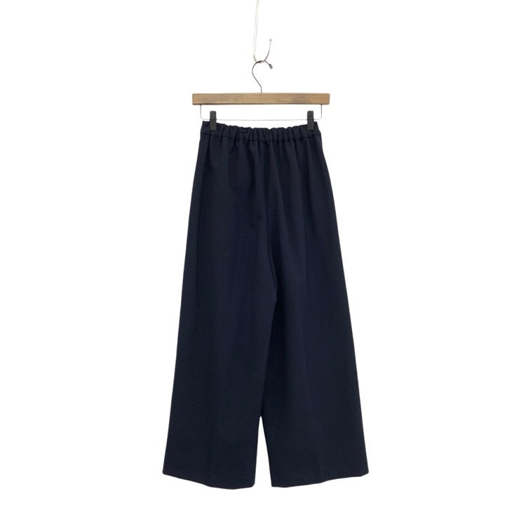 ENFOLD エンフォルド タック イージートラウザー パンツ ネイビー 34 300CS631-3090