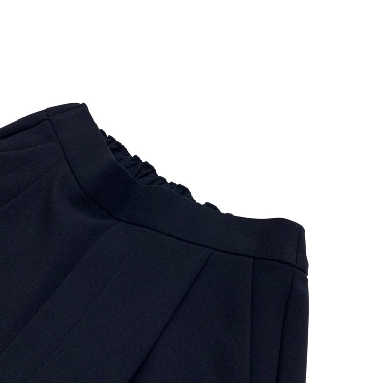 ENFOLD エンフォルド タック イージートラウザー パンツ ネイビー 34 300CS631-3090