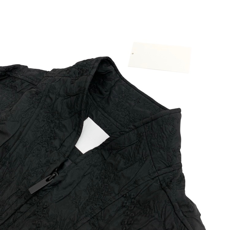 Mame Kurogouchi マメクロゴウチ Floral Jacquard Triple Cloth Jacket ジャガードブルゾン ブラック 3 MM25FW-JL017