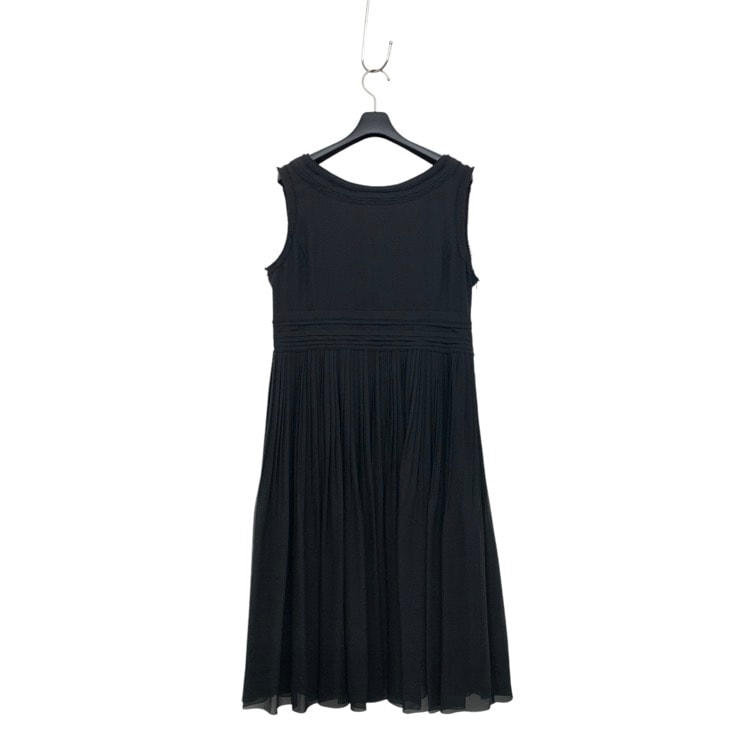 FOXEY フォクシー ドレス 総シルク ワンピースブラック 40 37822-SOFN