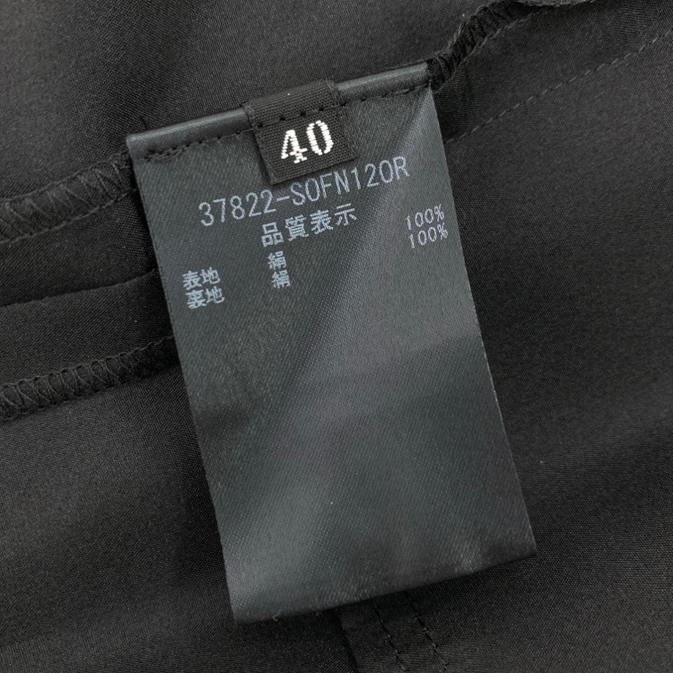 FOXEY フォクシー ドレス 総シルク ワンピースブラック 40 37822-SOFN