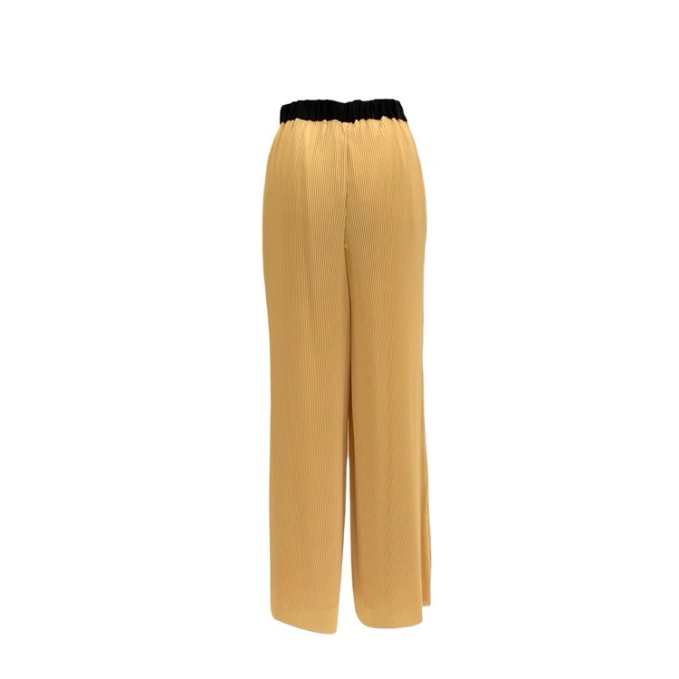 未使用品 AKIRANAKA アキラナカ Monne pleats pants プリーツ パンツ イエロー 1 AR2042
