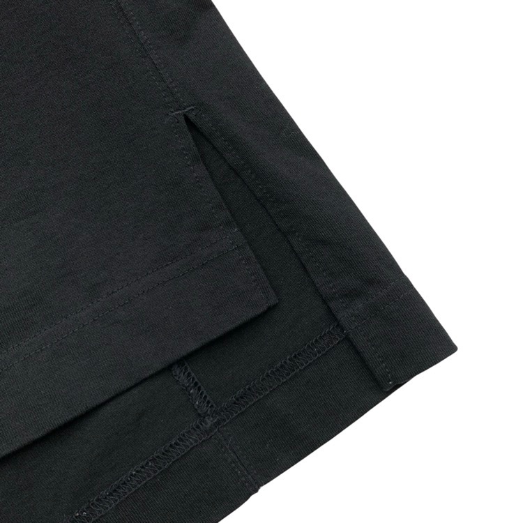 Mame Kurogouchi マメクロゴウチ Classic Cotton Long Sleeve Top クルーネックカットソー ブラック 2 MM22PS-JS729