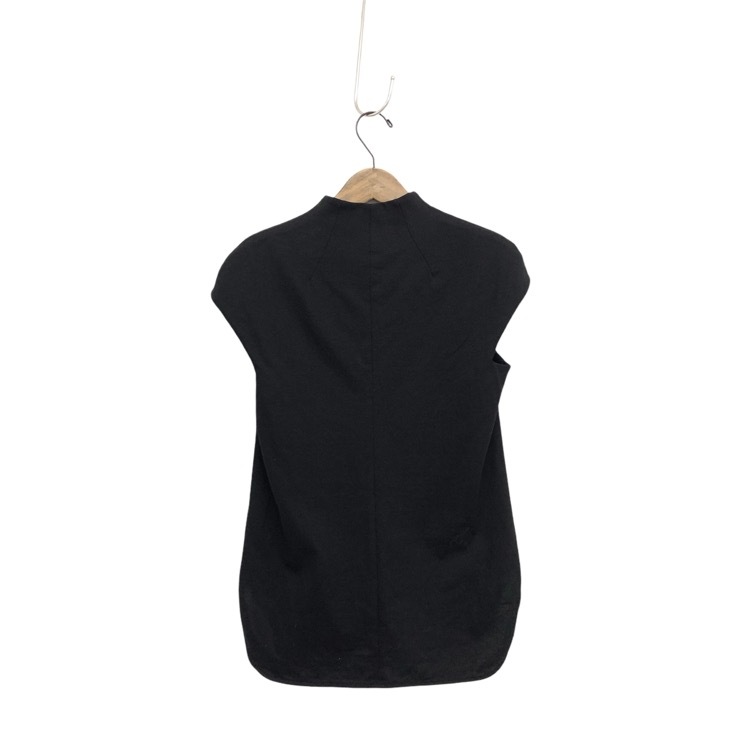Mame Kurogouchi マメクロゴウチ Cotton Jersey French Sleeve Top コットンジャージースリーブレストップス ブラック 2 MM24FW-JS018