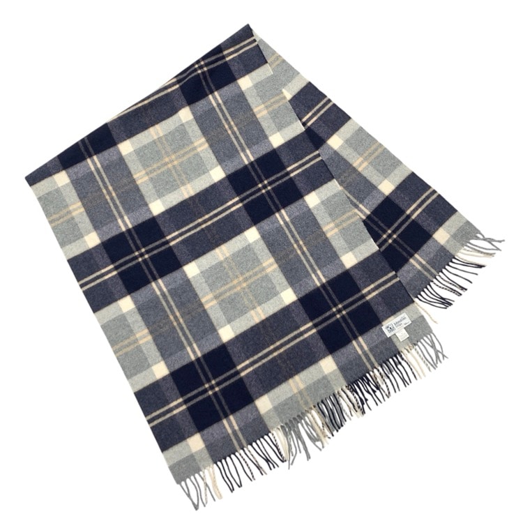 Johnstons of Elgin ジョンストンズ カシミヤチェックストール Ron