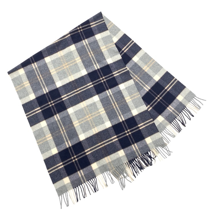 Johnstons of Elgin ジョンストンズ カシミヤチェックストール Ron