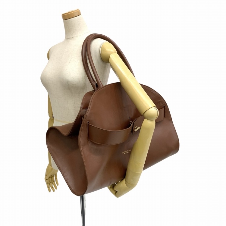 HARUNOBUMURATA ハルノブムラタ PIADA LEATHER BELTED BOSTON ピアーダ ボストンバッグ HM22W1109-FIR01