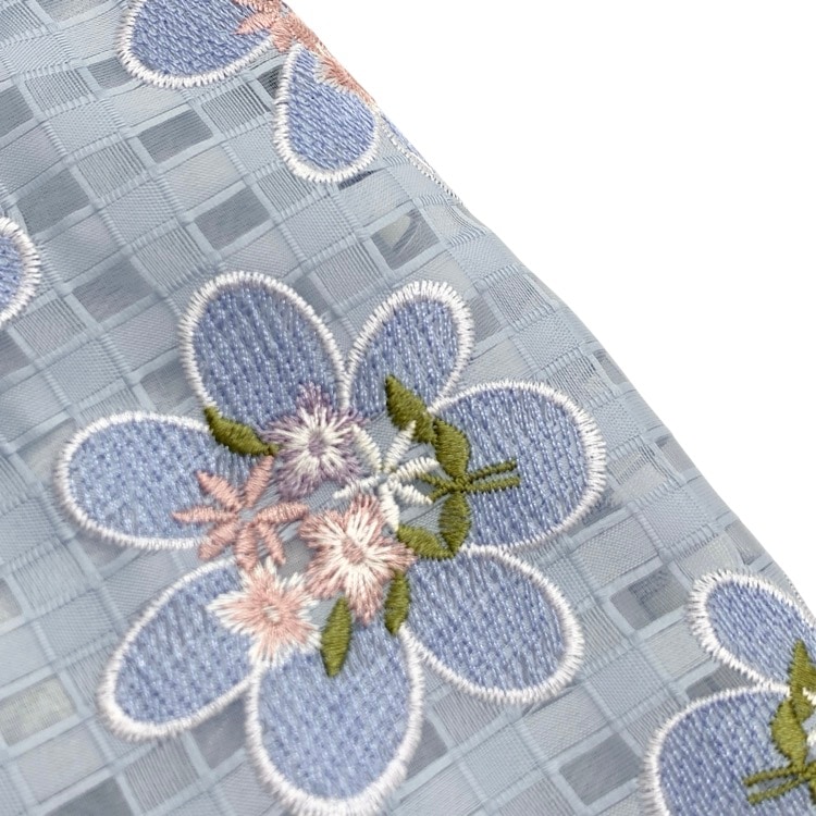 TOCCA トッカ ANNA BELLE PETALS ドレス オーガンジー刺繍ワンピース ブルー 4 OPTONM0300