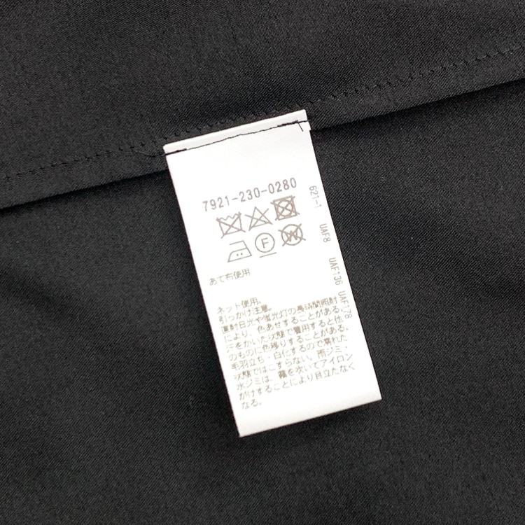 BLAMINK ブラミンク シルクサテン ブラウス ブラック 36 7921-230-0280