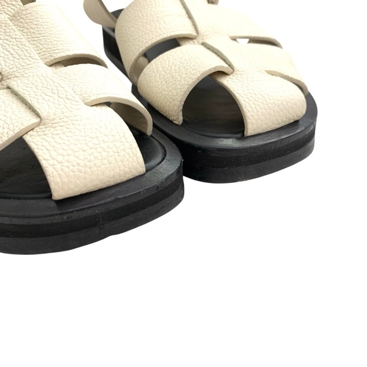 THE ROW ザロウ FISHERMAN SANDALS アイボリー 38 F1203L129