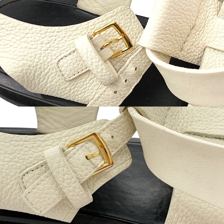 THE ROW ザロウ FISHERMAN SANDALS アイボリー 38 F1203L129