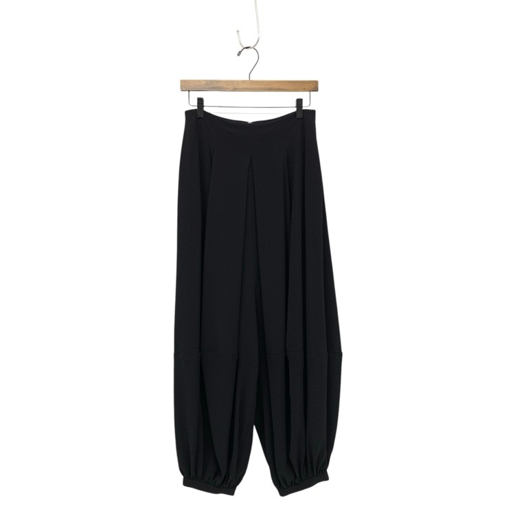 ENFOLD エンフォルド ミリオーネクロップド バルーンパンツ ブラック 38 300FA631-2850