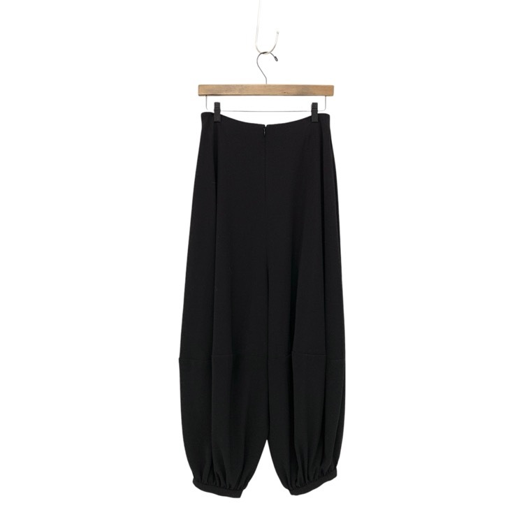 ENFOLD エンフォルド ミリオーネクロップド バルーンパンツ ブラック 38 300FA631-2850
