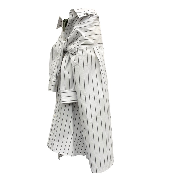 Maison MIHARA YASUHIRO メゾン ミハラヤスヒロ SHIRTS COMBINED SKIRT シャツコンビスカート ホワイト 36 B14SK161