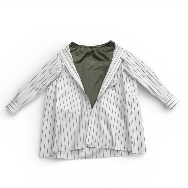 Maison MIHARA YASUHIRO メゾン ミハラヤスヒロ SHIRTS COMBINED SKIRT シャツコンビスカート ホワイト 36 B14SK161