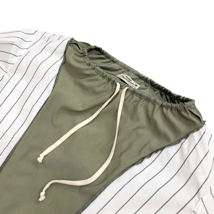 Maison MIHARA YASUHIRO メゾン ミハラヤスヒロ SHIRTS COMBINED SKIRT シャツコンビスカート ホワイト 36 B14SK161