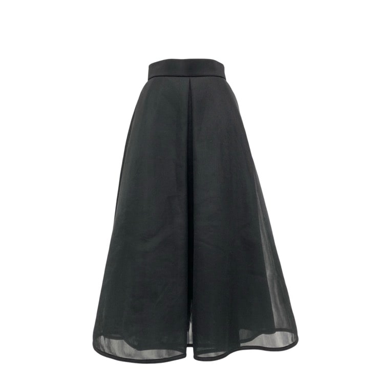 ADORE アドーア シアーメッシュラッセルスカート ブラック 36 531-5120014