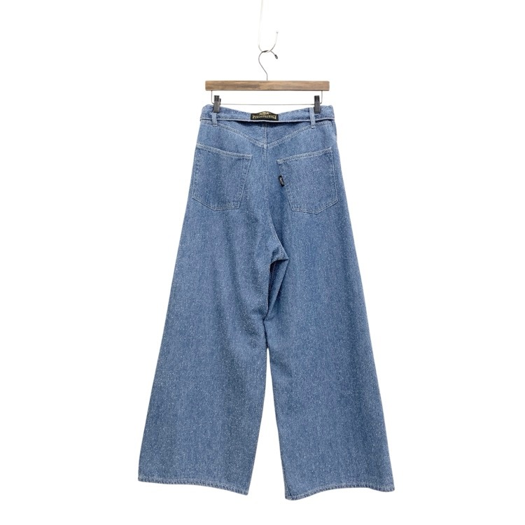 PHOTOCOPIEU フォトコピュー WIDE PANTS ワイドパンツ ブルー 38 261DFY