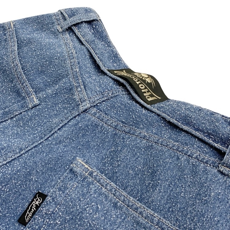 PHOTOCOPIEU フォトコピュー WIDE PANTS ワイドパンツ ブルー 38 261DFY