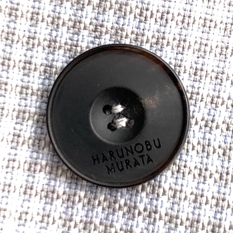 未使用品 HARUNOBUMURATA ハルノブムラタ IRIS ロングテーラードジャケット チェック グレー 38 HM23W218
