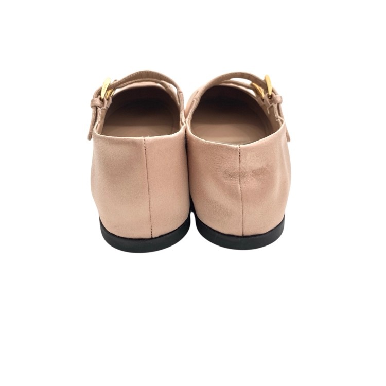 PRADA プラダ サテン バレリーナシューズ ライトベージュ 36 1F794N_049_F0A48_F_005