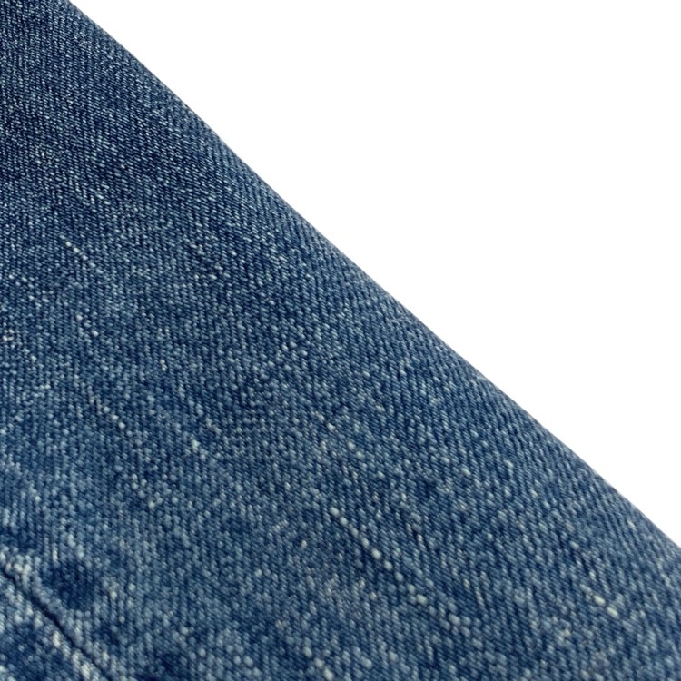 HYKE ハイク DENIM BARREL LEG JEANS USED WASH加工 デニムワイドバレルパンツ ユーズドウォッシュブルー 1 13352